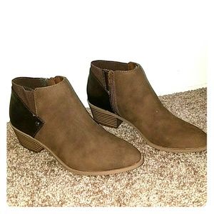 Brown booties